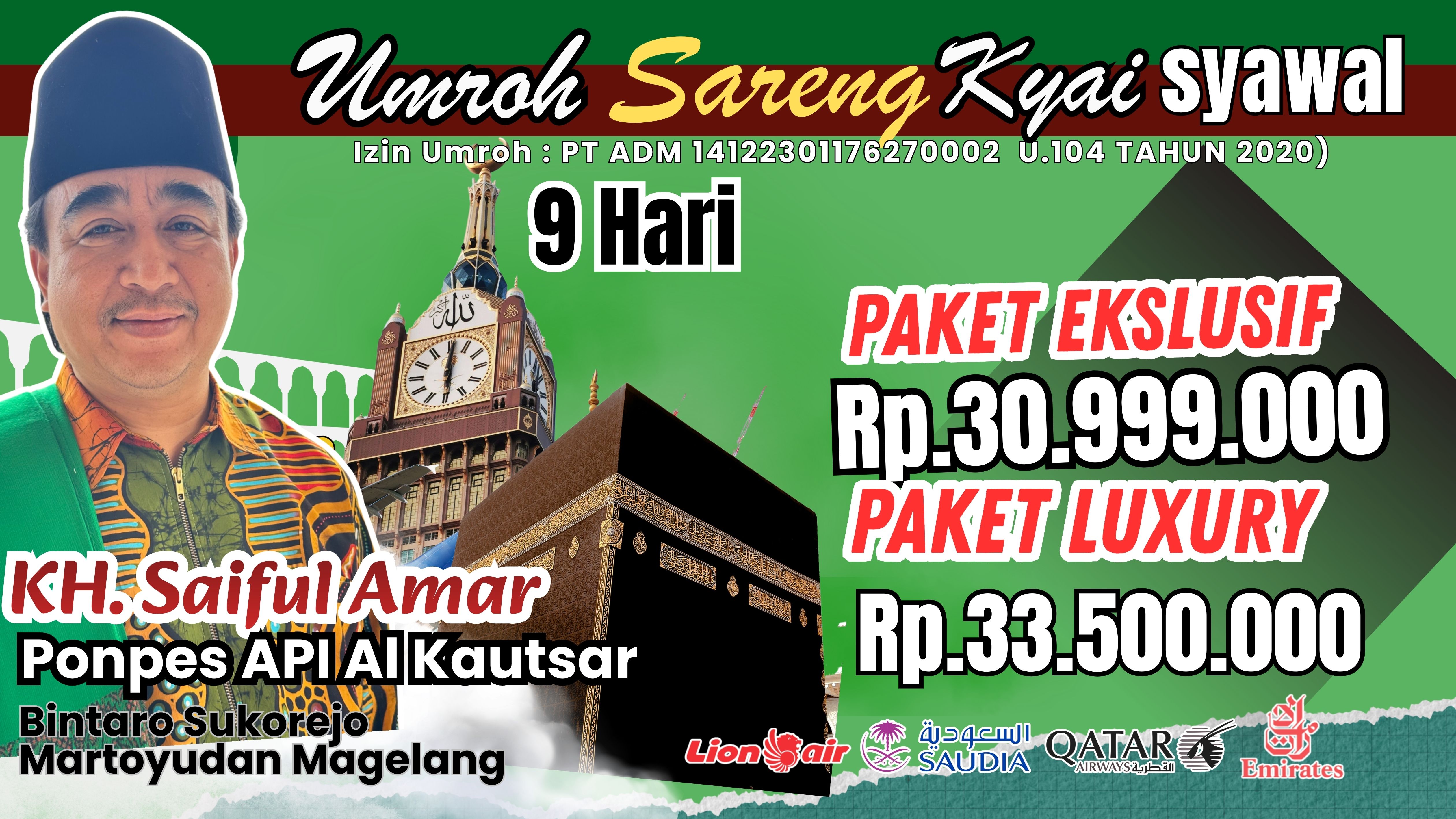 Umroh sareng Kyai - 9 Hari
